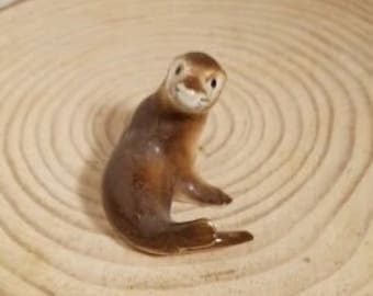 Vtg KOKO Originals “S” Seal Alphabet Porcelain Figurine Nursery