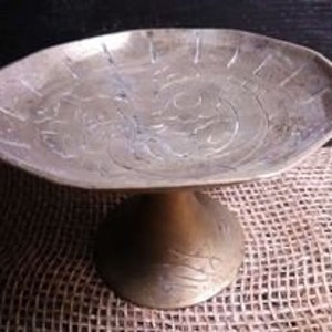 Brass Dragon Incense Holder Vintage