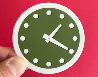Wrigley Field Scoreboard Clock Vinyl Sticker, Best Friend Gift, MacBook Sticker, Laptop Sticker, Water Bottle Sticker
