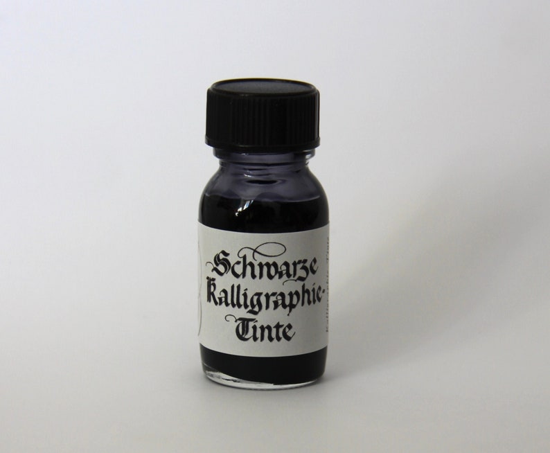 Kalligrafie Tinte schwarz, 12,5ml Inhalt Bild 1