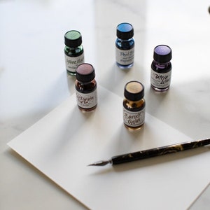 Glitter ink set in different colors image 2