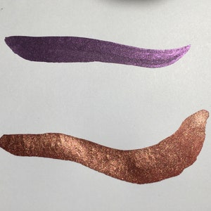 Glitter ink set in different colors image 3