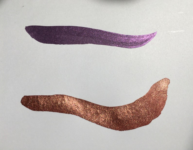 Glitter ink set in different colors image 3