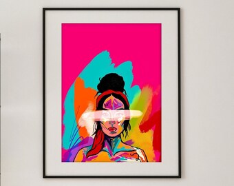 Signed Unframed Limited Edition Fine Art Print: Fierce