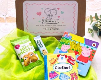 Baby Wedding Activity Box, Personalised Wedding Gift, Wedding Favour For Babies, Flower Girl Gift, Quiet Activities