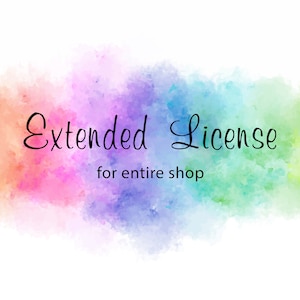 Commercial License To Sell Printed Transfers, Printed Transfers Extended License, Sell Designs As Transfers