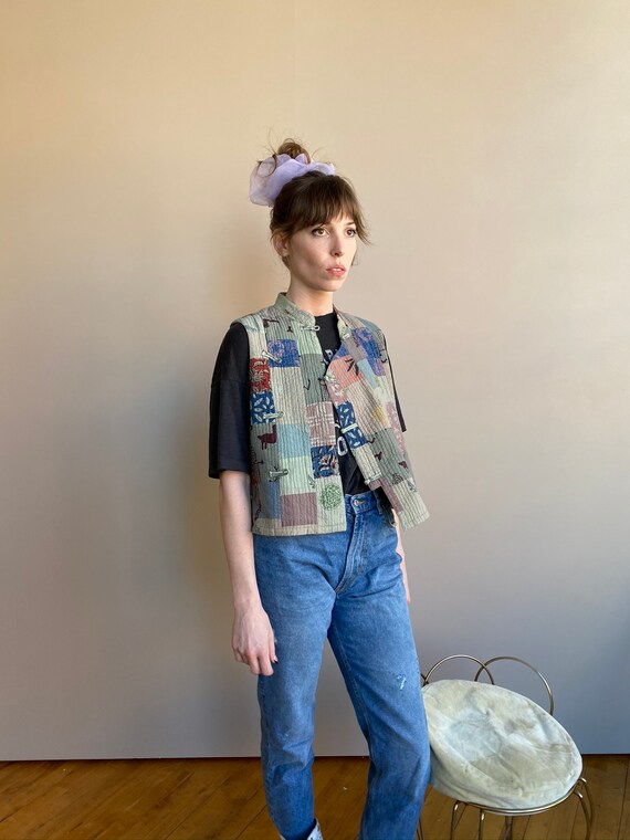 Vintage Patchwork Vest