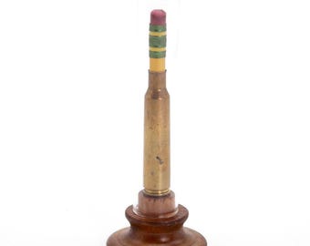 Eraser Bullet - Satirical assemblage art object from Nemo Gould