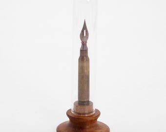 Pen Nib Bullet - Satirical assemblage art object from Nemo Gould