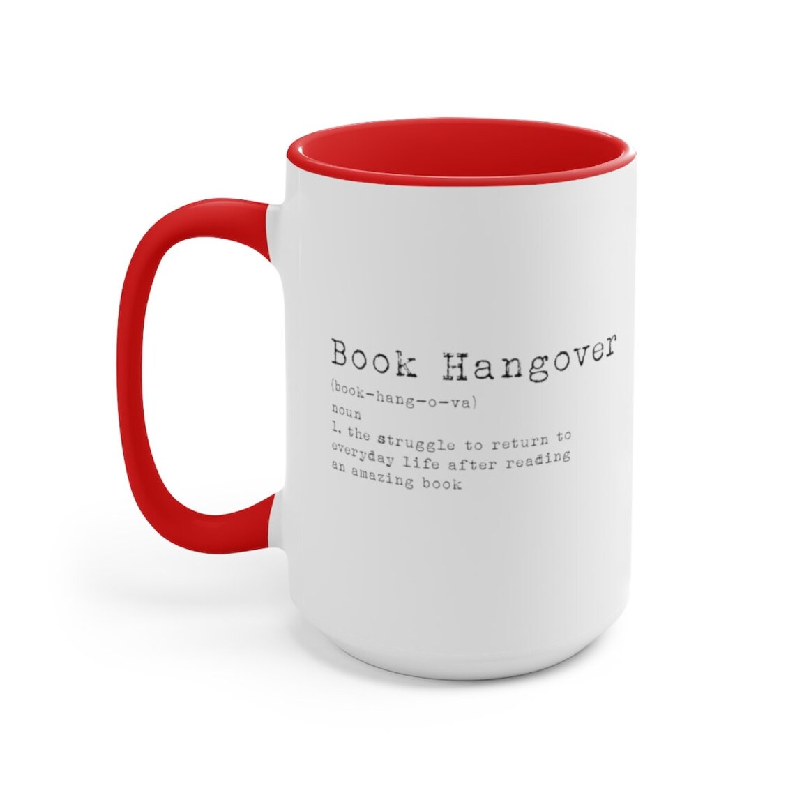 Book Hangover Color Coffee Mug Book Lover Mug Reading Mug Etsy