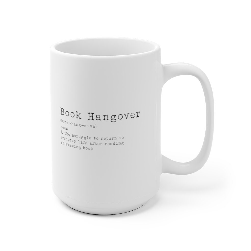 Book Hangover Coffee Mug Book Lover Mug Reading Mug | Etsy