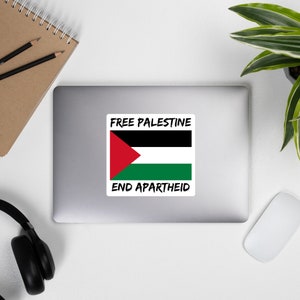 Gratis Palestina End Apartheid-sticker van 3 inch, 4 inch en 5,5 inch. Israël Vrijheid Burgerrechten Sociale rechtvaardigheid