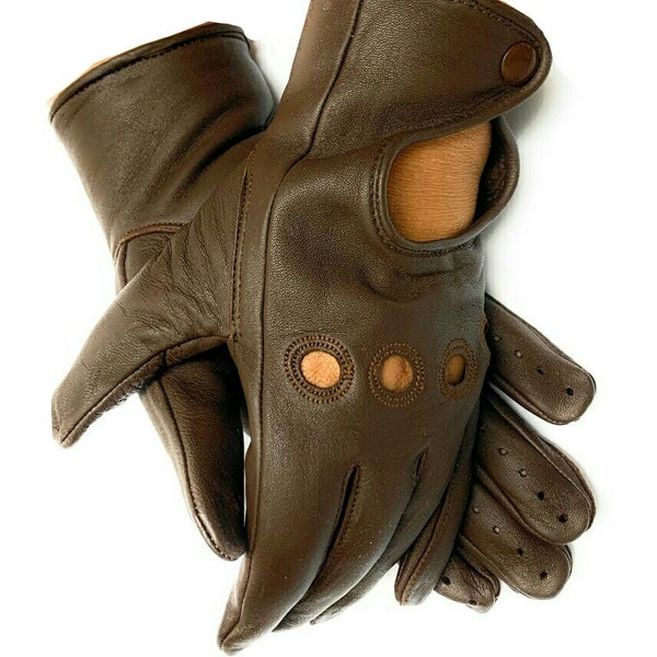 Women's Genuine Sheep Leather Hand Made Fancy Gloves
