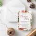 Christmas Party Shower Wedding Invitation Editable Christmas Party ...
