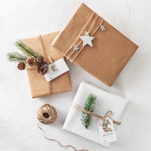 Christmas Gift Tag | Christmas Tag| Editable Gift Tag| Favor Tag | Gift Tag | Holiday Gift Tag | Editable Templates Printable