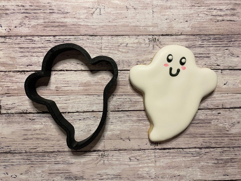 4in longest point Ghost Cookie Cutter 3d Printed
