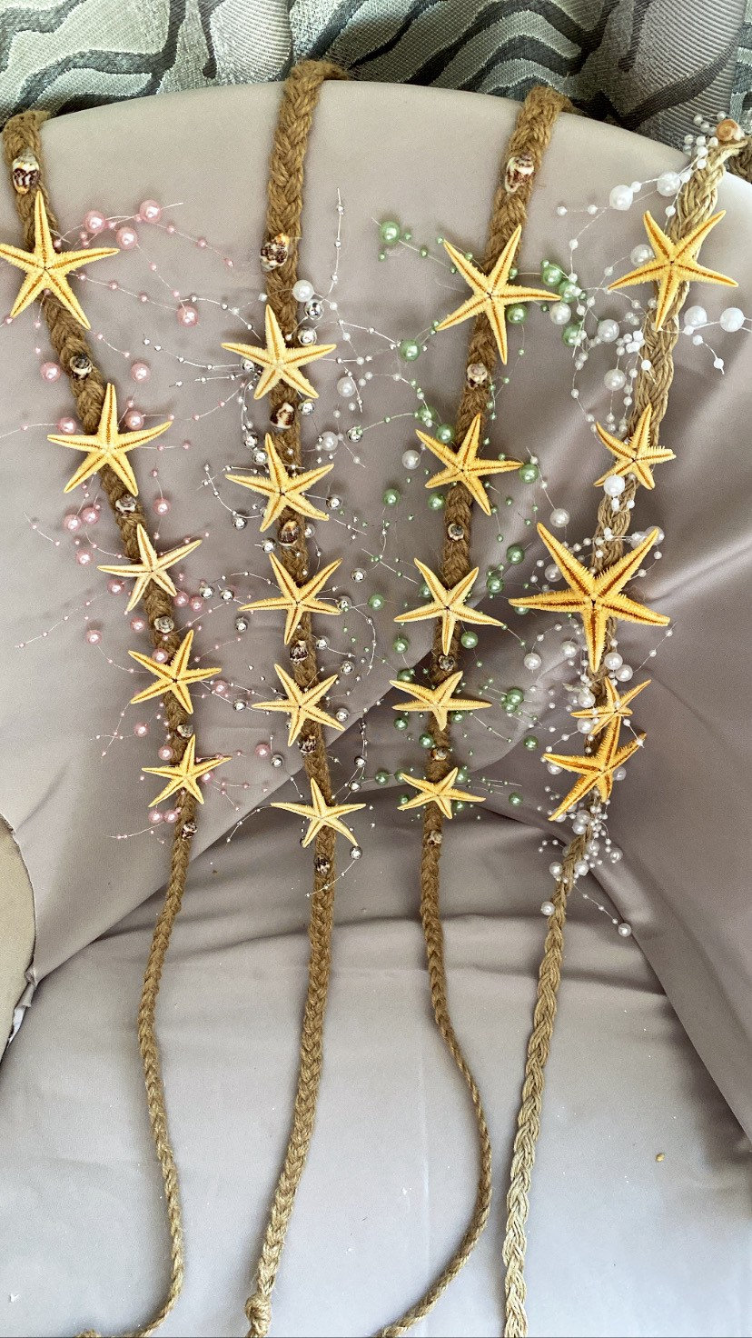 Bridal Seashell Crown