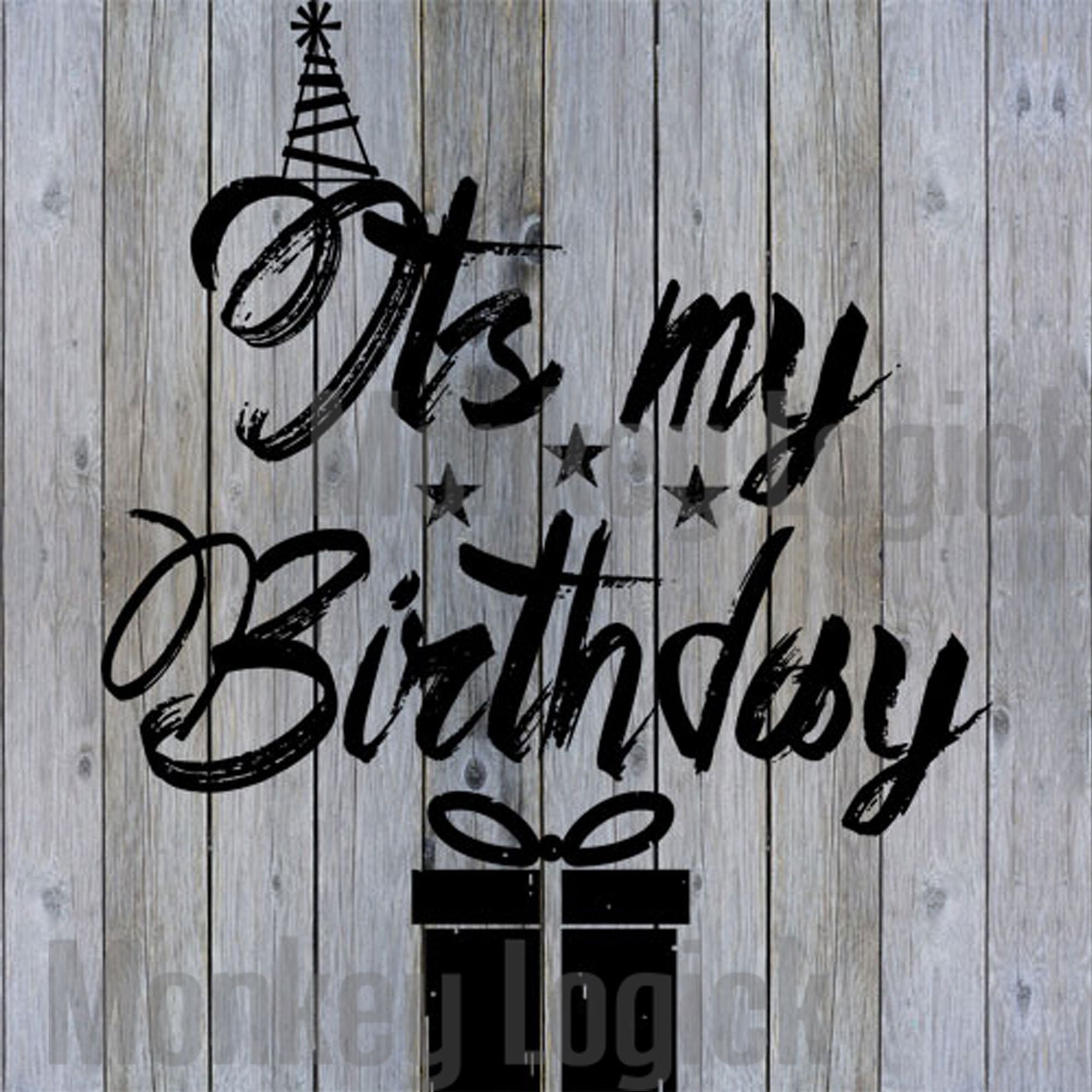 It's My Birthday PNG Digital Download - Etsy