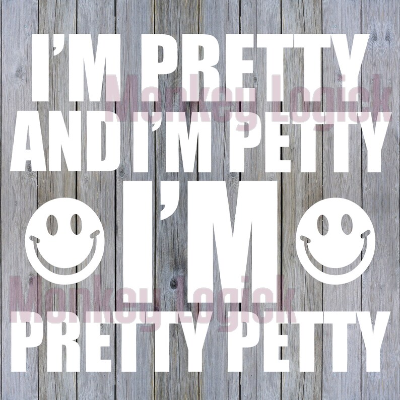 Pretty Petty PNG Digital Download