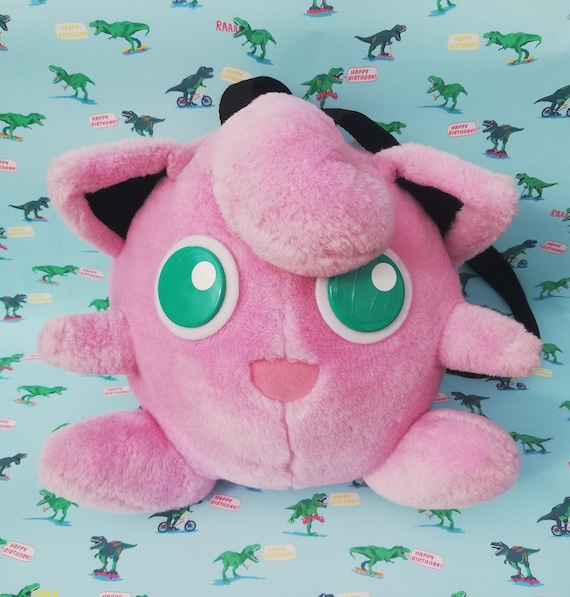 90s Pokémon Jigglypuff plush backpack