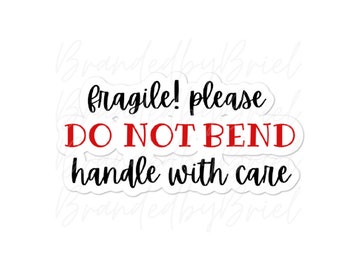 Do Not Bend Etsy Do Not Bend Etsy