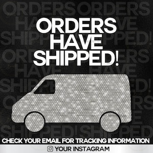 Orders Shipped Editable Instagram Template