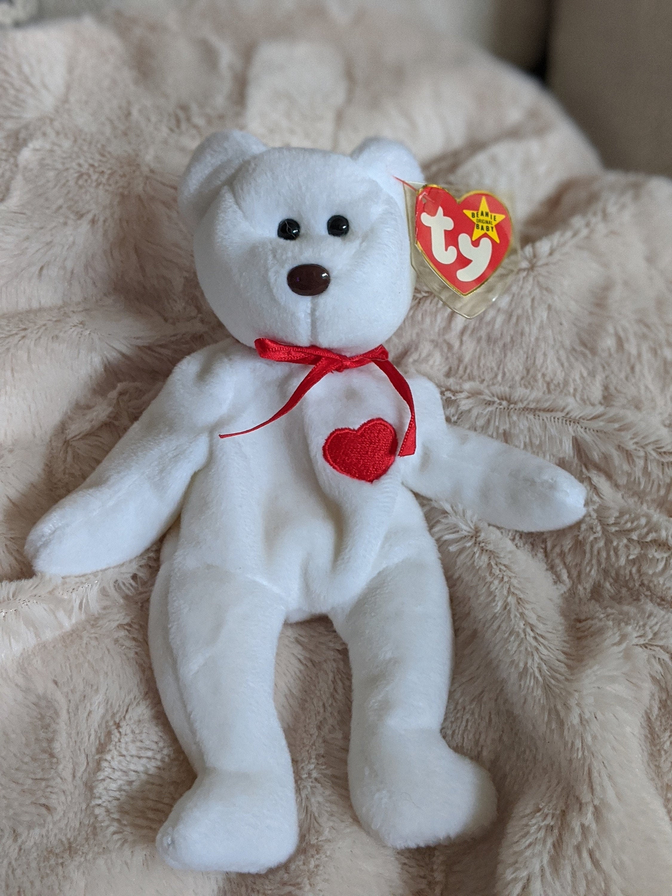 Rare 1993/1994 TY Valentino Beanie Baby with Brown Nose | Etsy