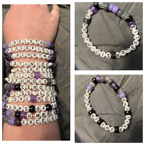 Ghost Band Kandi Bracelet