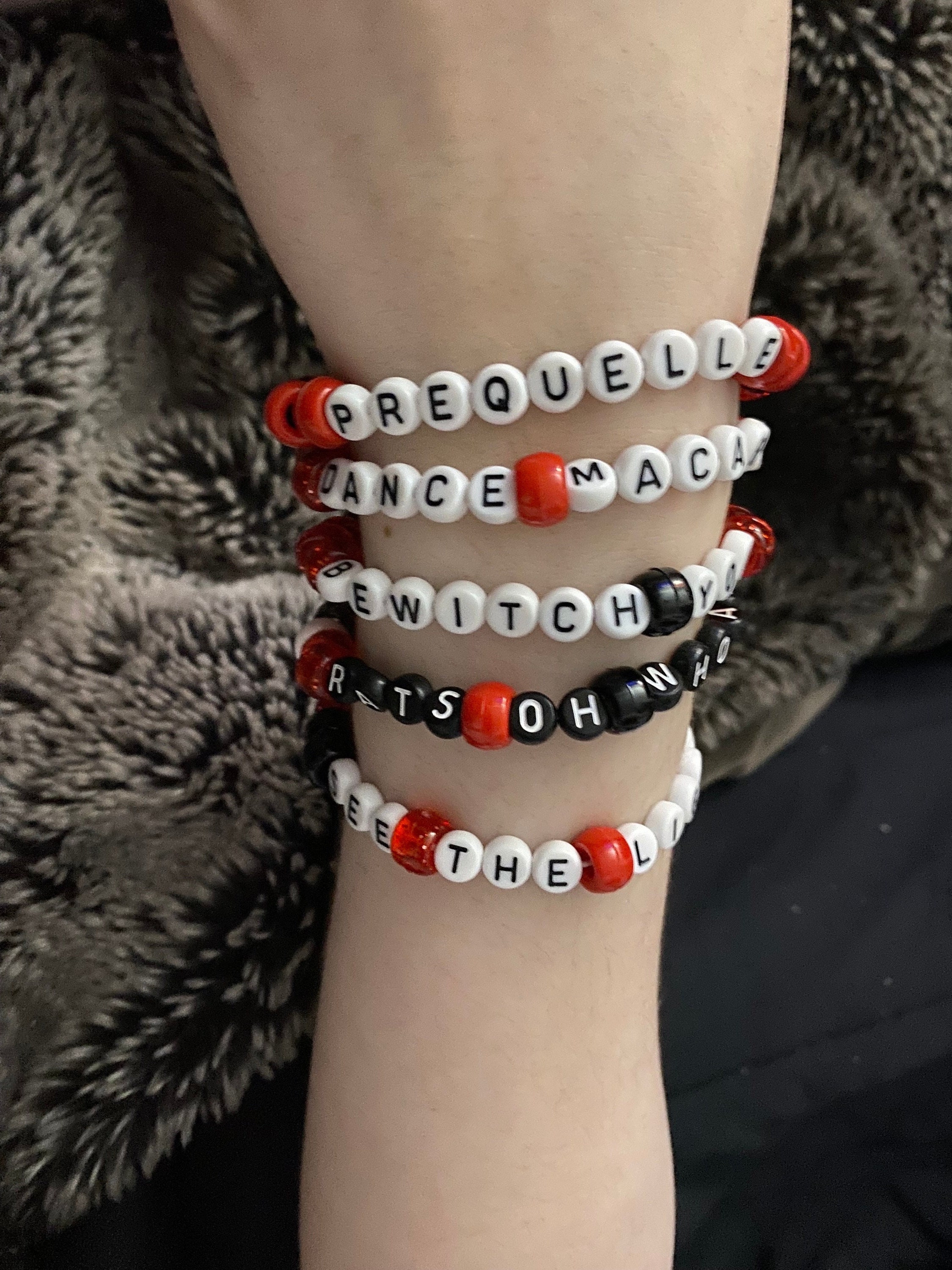 Ghost Band Kandi Bracelet - Etsy