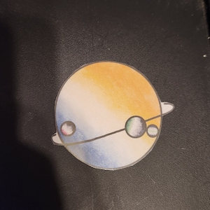 A- Asexual/Aromantic Planet Discrete Sticker