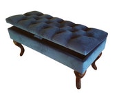 104 Colors Of Fabric , Ottoman Footstool Coffee Table Bench Puff Furniture Upholstered Storage Handmade Chesterfield Pouffe Glamour buttoned