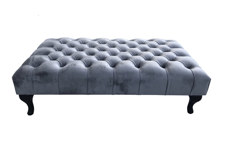 Large Bespoke Ottoman Footstool Coffee Table Chesterfield Etsy