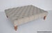 Large Bespoke Ottoman Footstool Coffee Table Chesterfield style deep buttoned