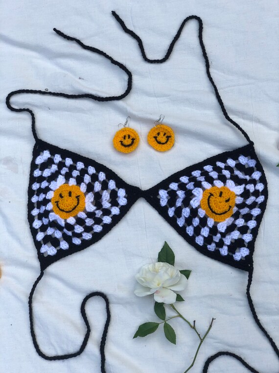 checkered bralette