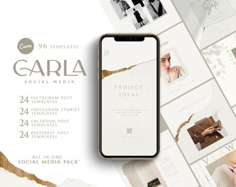 Canva social media pack. Instagram template. Facebook promotion. Pinterest engagement. Instagram story ladypreneur. Social media ads. coach