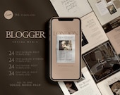 Canva Blogger Templates: Instagram, Facebook, Pinterest (96 Total)
