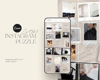 Instagram Puzzle. Instagram Post. Instagram Canva. Instagram for Brand.