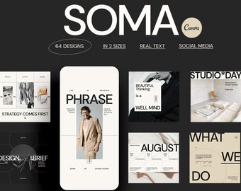 Instagram template Canva. Instagram for Branding. Canva template. Creative studio. Agency. Marketing Ads. canva Instagram template