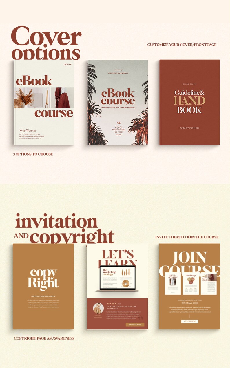 Ebook Canva. inar Guideline. Resource Book. Online Course Etsy