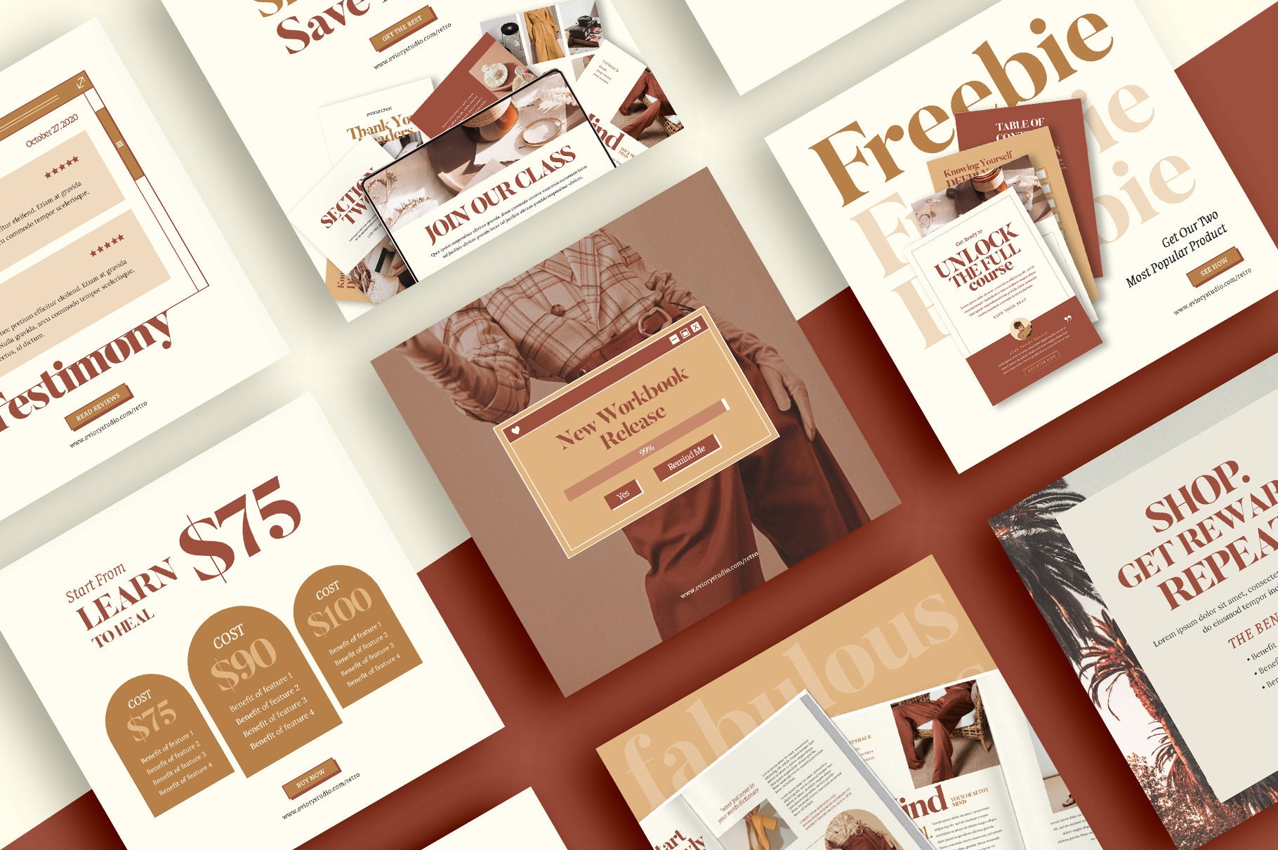 Canva Template Lead Magnet Social Media Pack. Instagram Template ...
