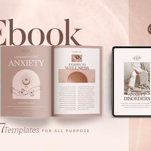 67 eBook Template Creator CANVA. eBook Template. Wellness and Mental Health Guideline. Ebook for Coach. eBook for eCourse. Course Creator