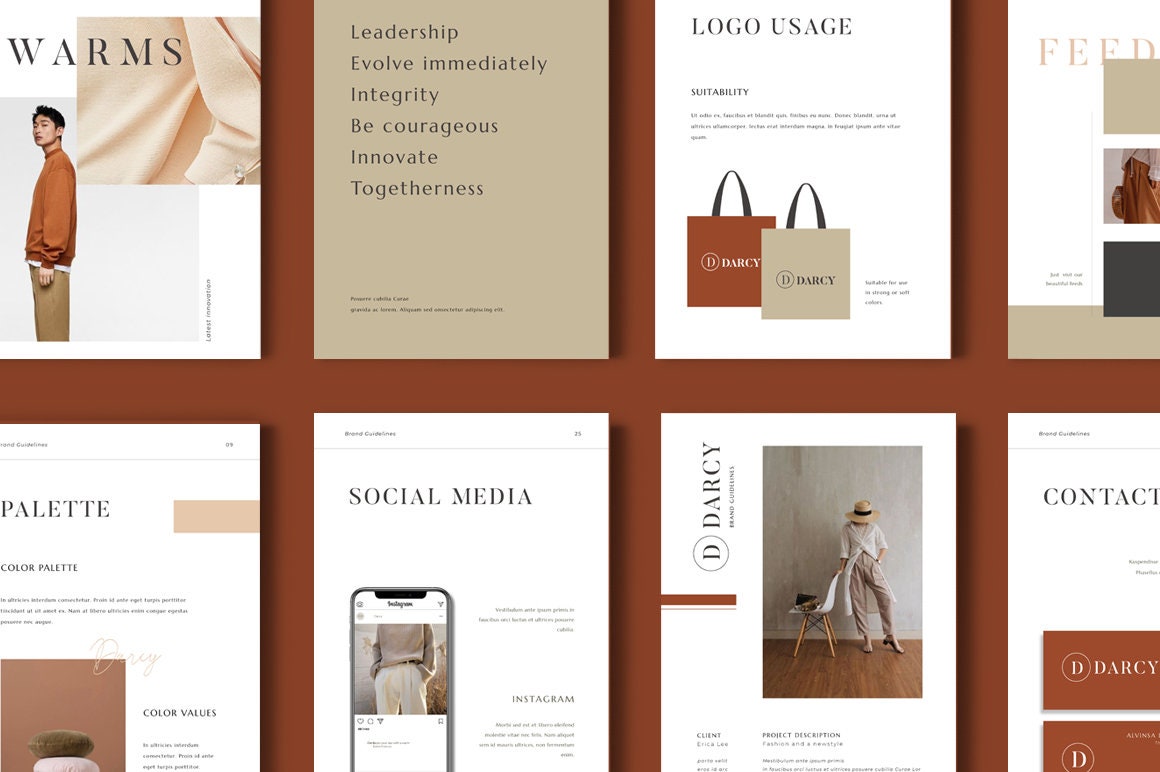 Canva Brand Guideline. Company Profile. Product Catalogue. - Etsy