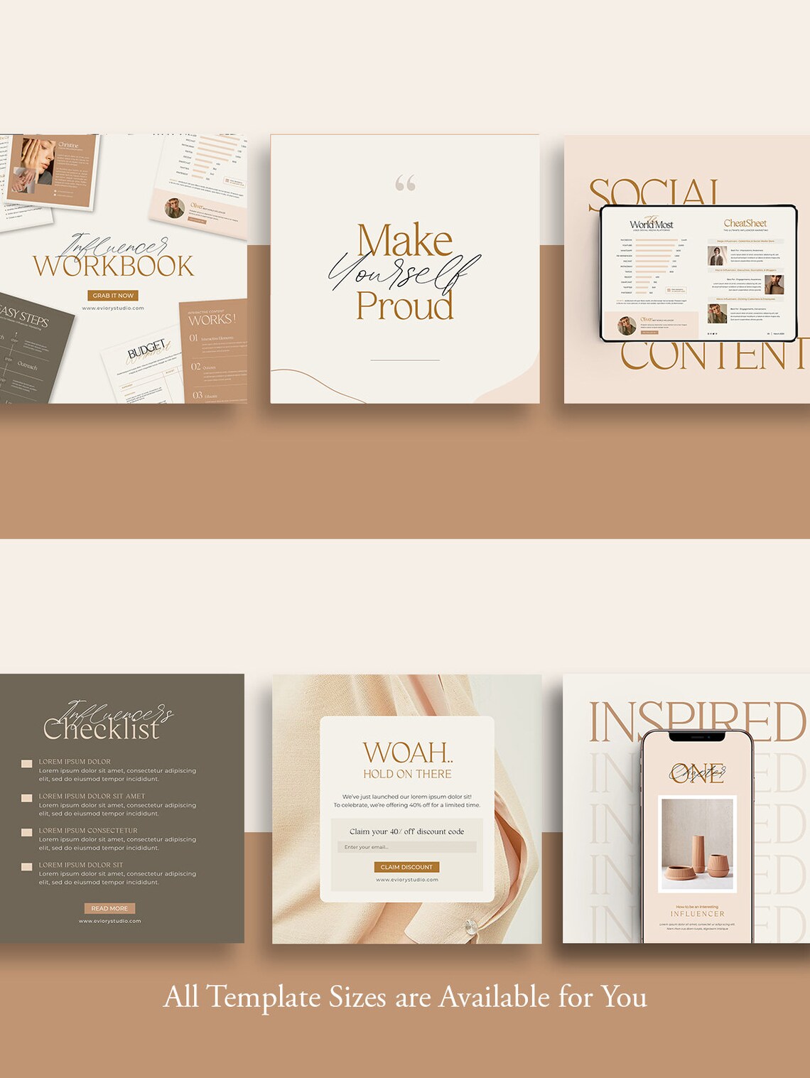 Canva Template Lead Magnet Social Media Pack. Instagram Template ...