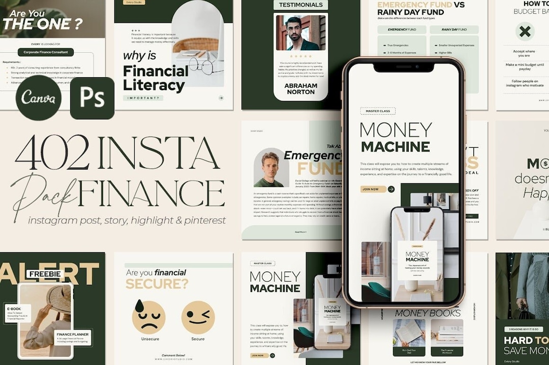 Instagram Template Canva. Instagram for Consultant. Canva Template ...