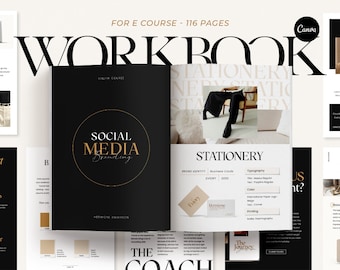 116 Workbook Canva. Webinar Guideline. Branding Coach. Brand Guideline. Online Course Book Creator. Canva Ebook. Canva Template Webinar