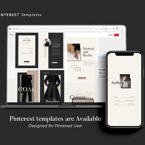 Canva template Lead magnet Social Media Pack. Instagram template. Facebook cover. Pinterest template. Social media branding. Instagram Coach image 7