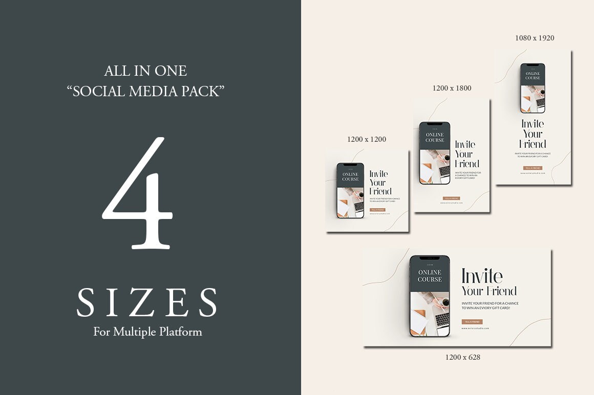 Canva Template Lead Magnet Social Media Pack. Instagram Template ...