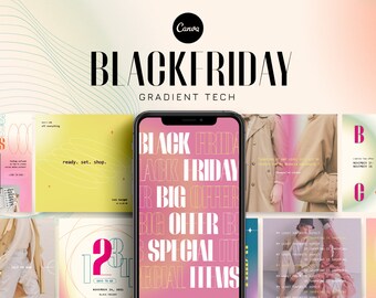 black friday social media pack. promotional template. sale booster canva. facebook template. pinterest. instagram story. social media bundle