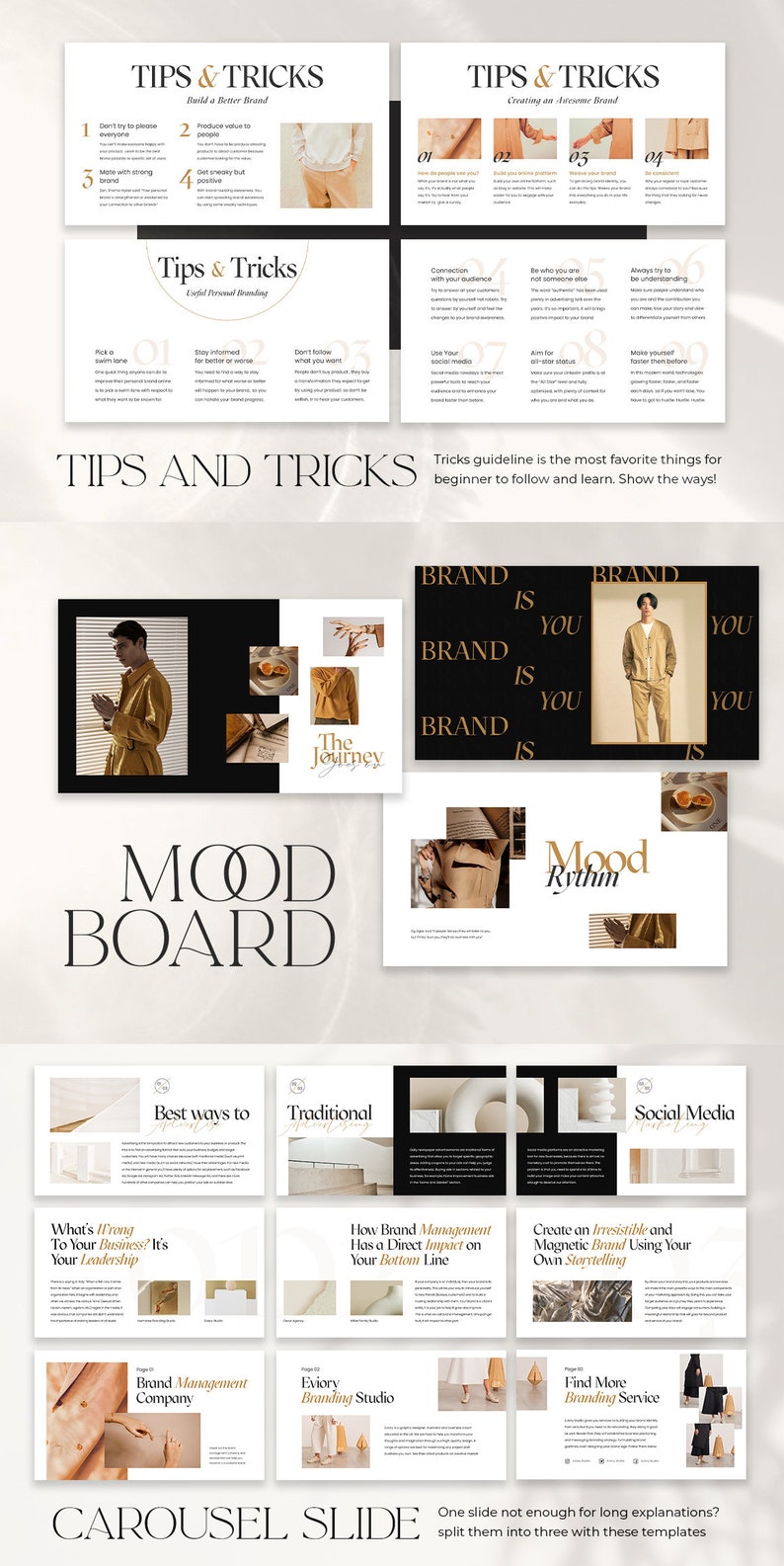 CANVA Slide Deck Presentation. Presentation Template. Canva Etsy