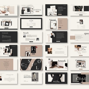 Canva template Lead magnet Social Media Pack. Instagram template. Facebook cover. Pinterest template. Social media branding. Instagram Coach image 8